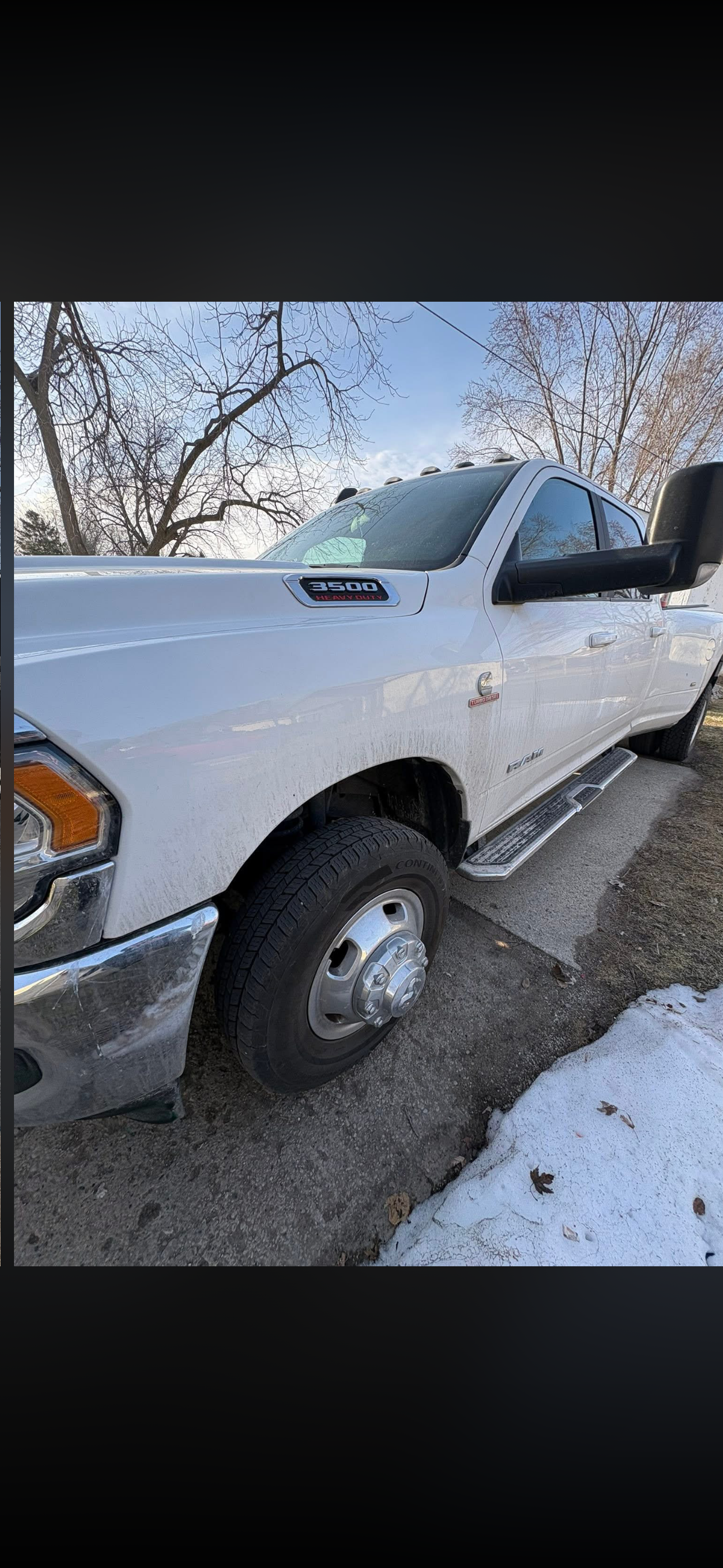After exterior wash